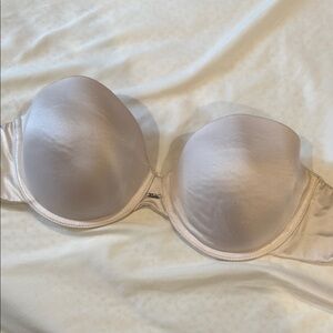Elegant Cream Strapless Bra